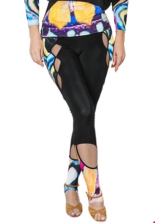 Dance America AP2401 - Active Leggins-Black/Print