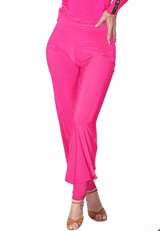 Dance America P2402 - Circle Embellished Harem Pants-Pink