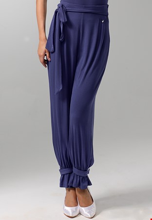 TID Frilled Hem Practice Trousers M005-Midnight Sky