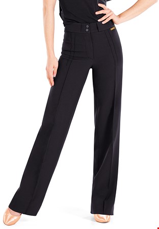 Striped ballroom dancing pants for women competition professional