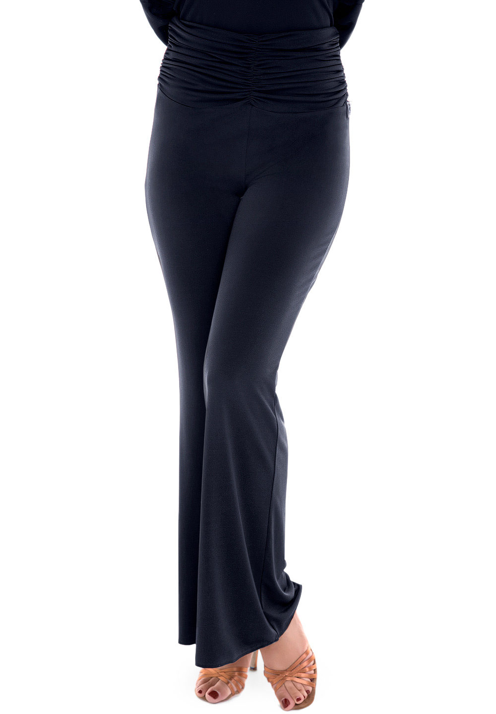 New* Maniere de voir Black ruched side flare leggings | Clothes design,  Outfit inspo, Flare leggings