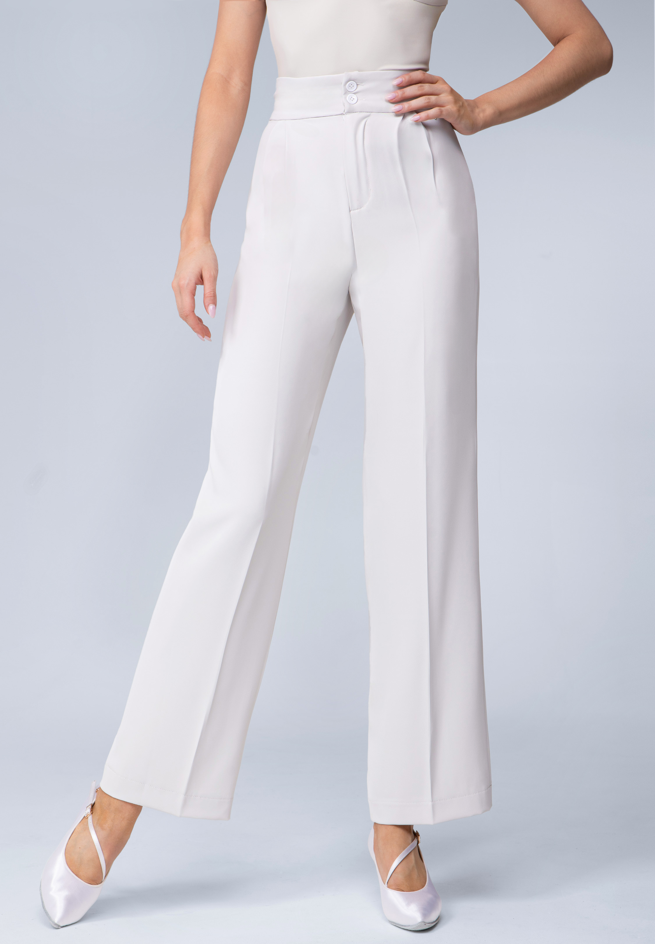 TID Relaxed Rhythm Practice Trousers K012-Cream