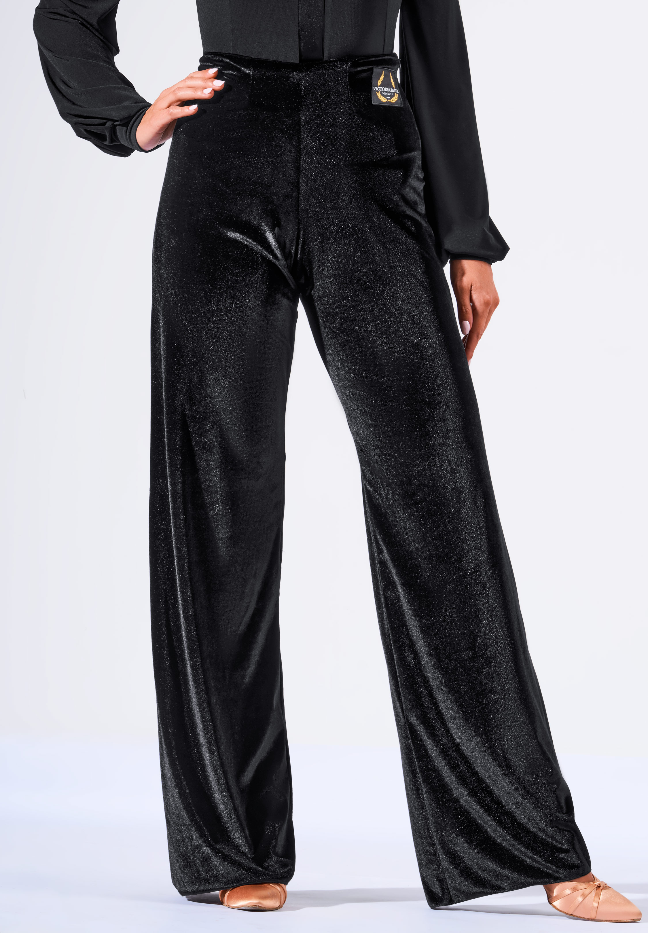 Victoria Blitz Ladies Dance Trousers ST001VE-Black
