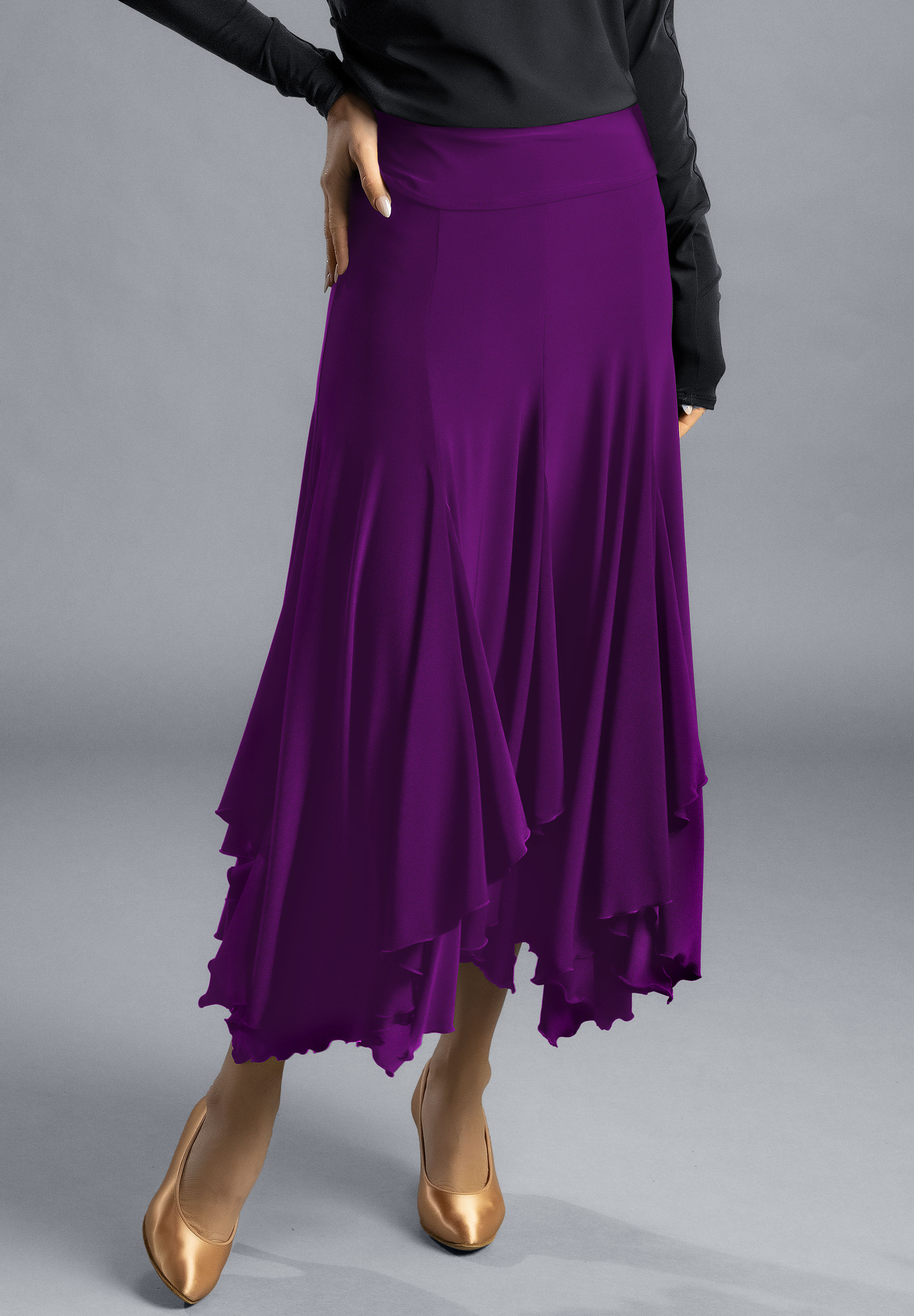 Chrisanne Clover Cressida Ladies Skirt-Hot Magenta