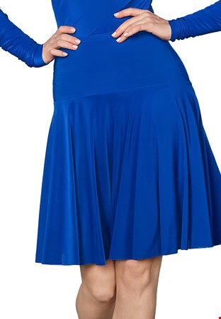 Dance America S2403 - Simple Short Skirt-Blue