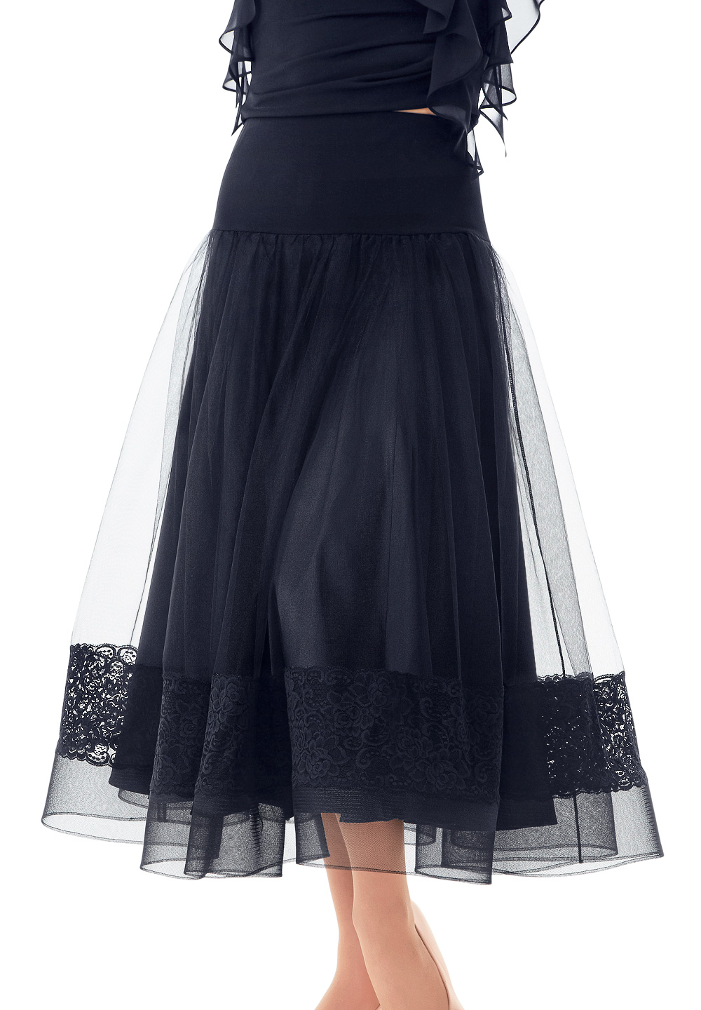 PopconAtelier Double Flare Ballroom Skirt WMS086 | Skirts