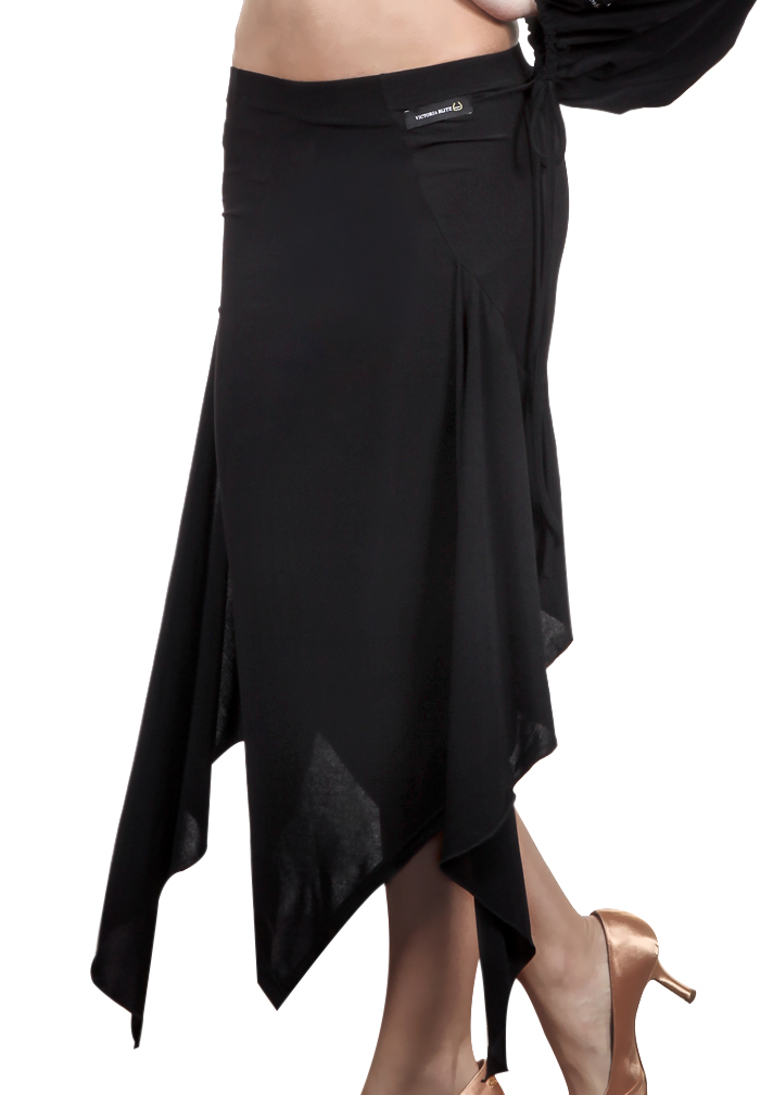 Victoria Blitz Latin Dance Skirt LA002-Black