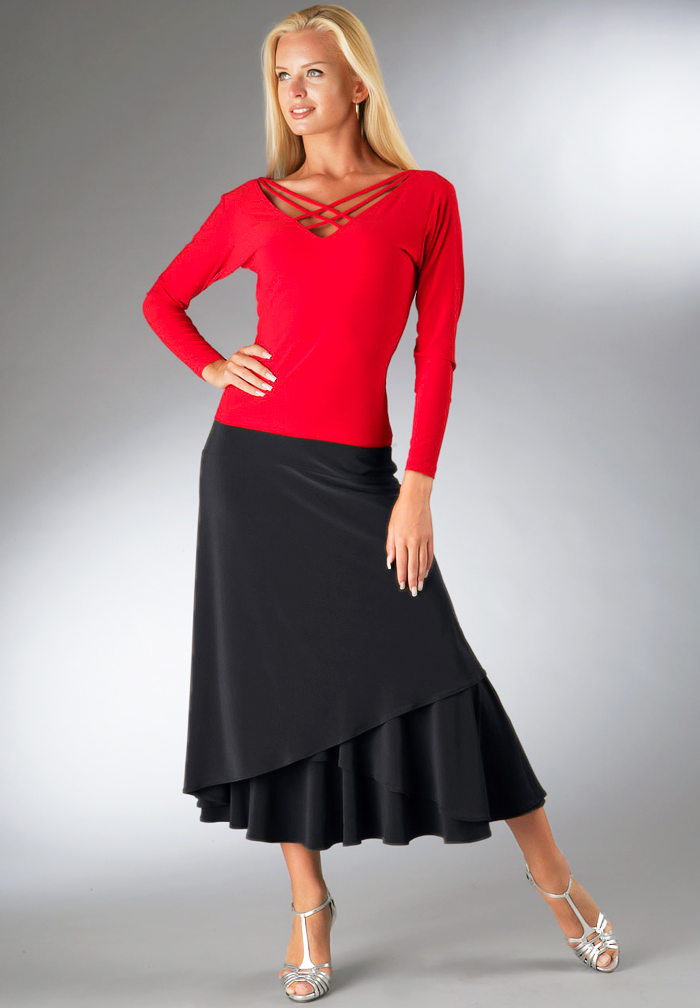 Zdenka Arko Dance Top T805-Light Red