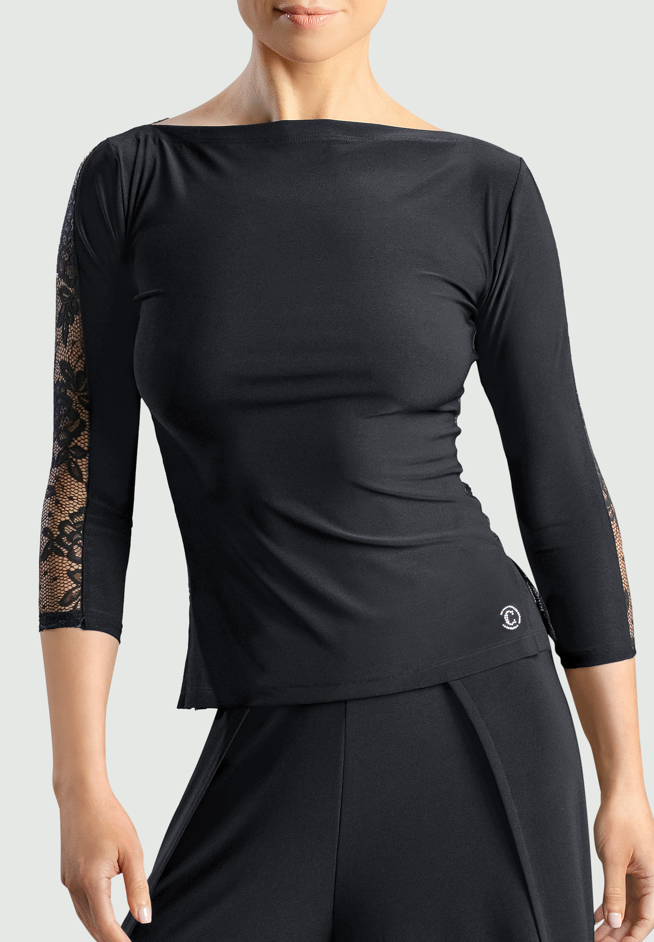 Chrisanne Clover Constance Top-Black