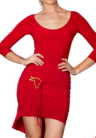 Dance America L2401 - Simple Leotard-Red