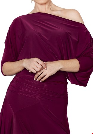 Dance America T2402 - Dress Top-Wine