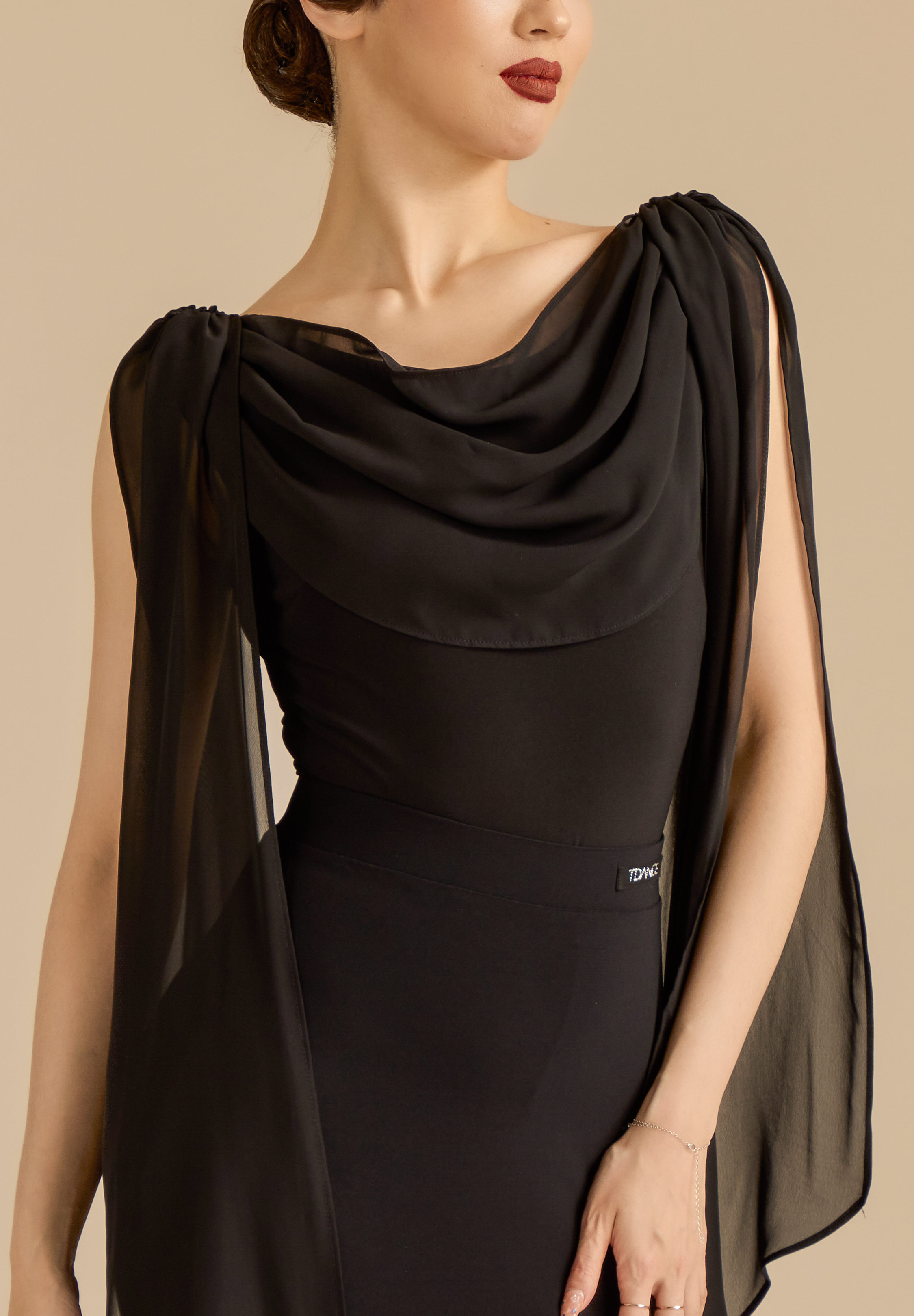 TDANCE Sienna Drift Ballroom Body JM-0322-Black
