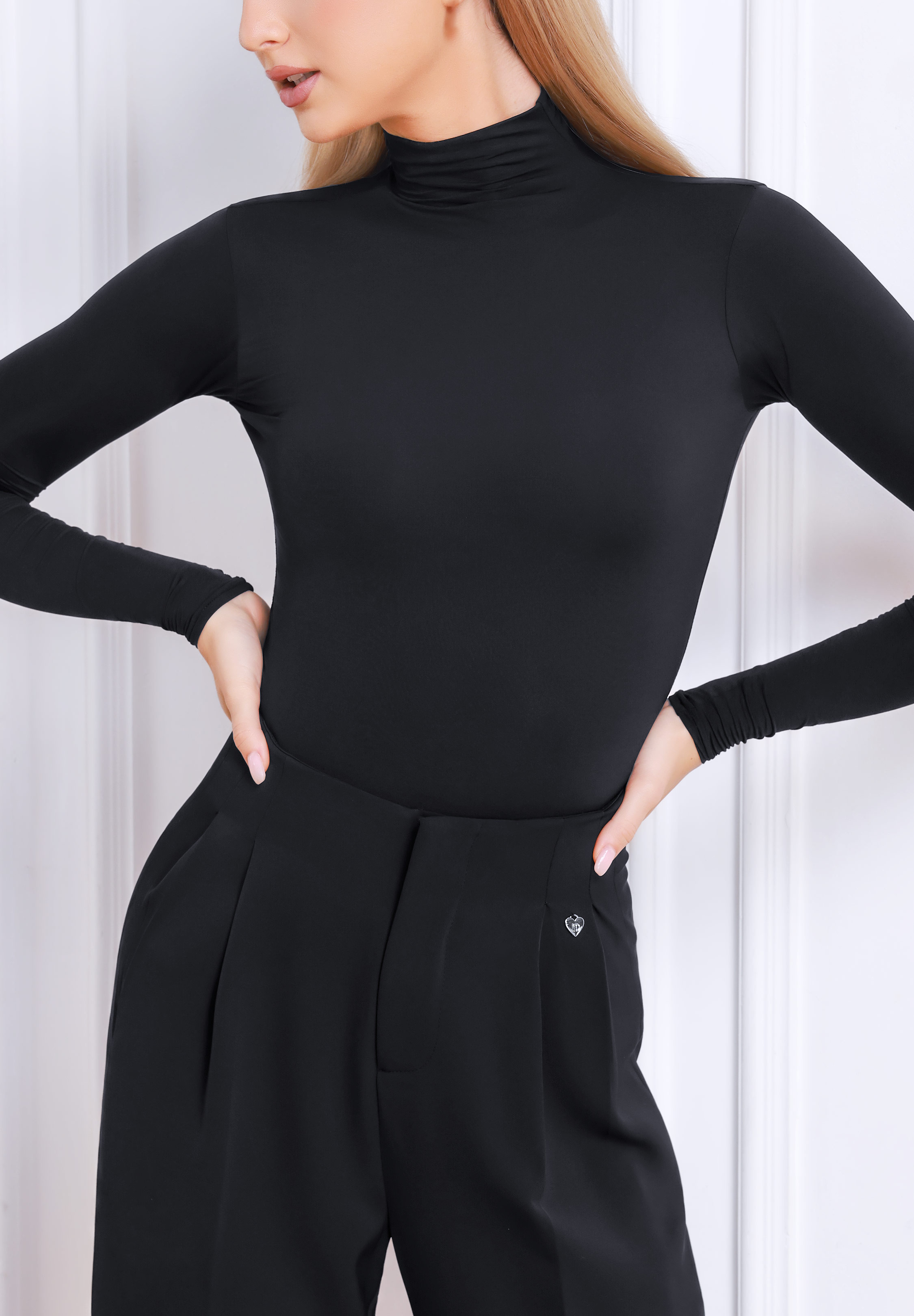 TID Midnight Muse Dance Bodysuit B064-Black