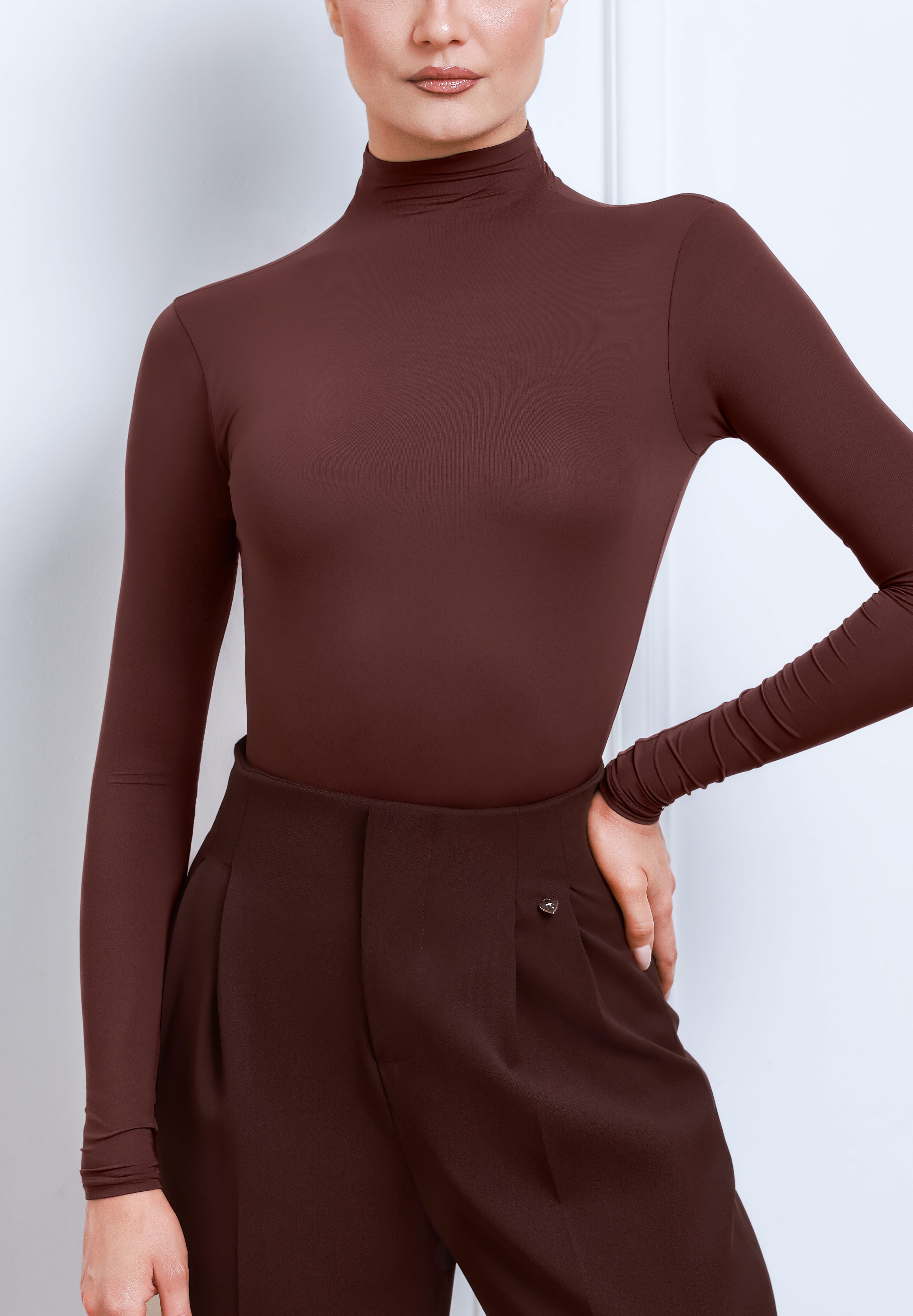 TID Midnight Muse Dance Bodysuit B064-Brown