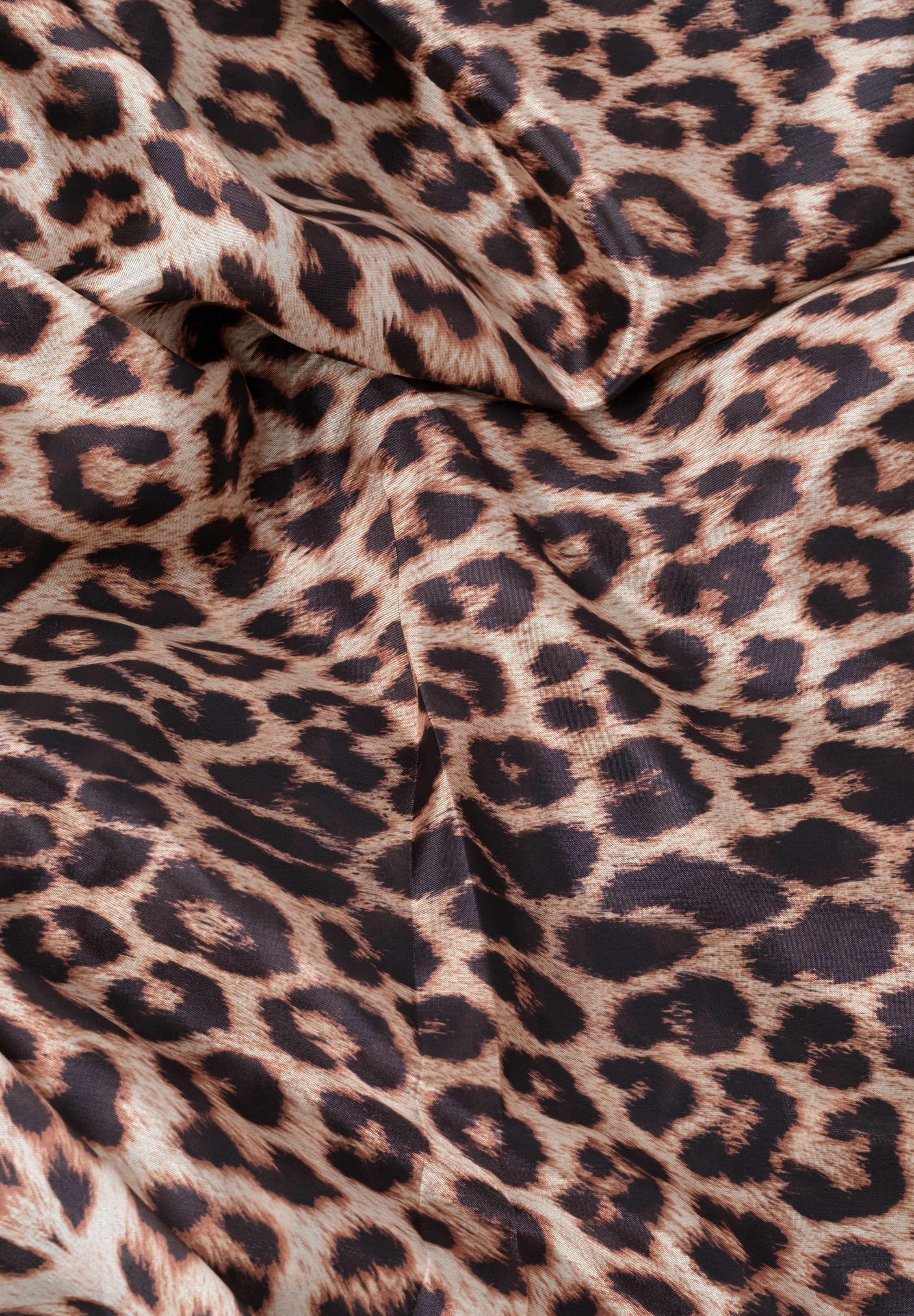 Chrisanne Clover Animal Print On Satin Chiffon