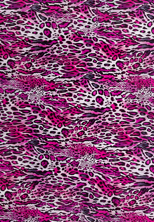 DSI Textured Leopard Print Lycra 1232 