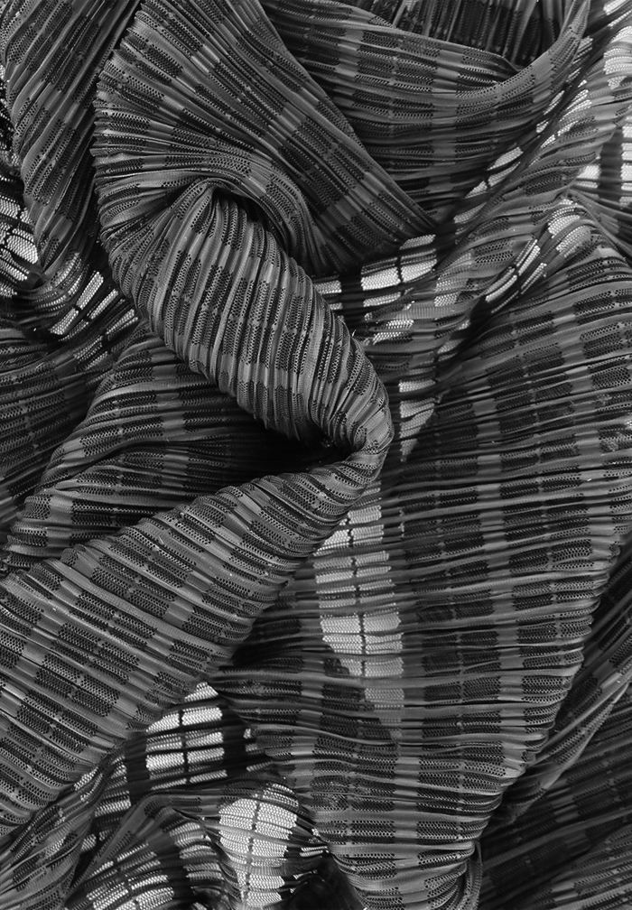 Chrisanne Clover Pleated Linear Net