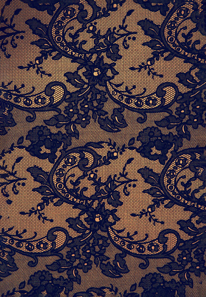 DSI Allure Navy Flock on Mesh 1579