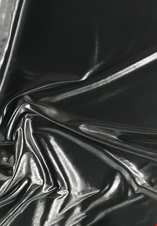 Black Shiny Lycra fabric per 10 meters for Clothing: Dance