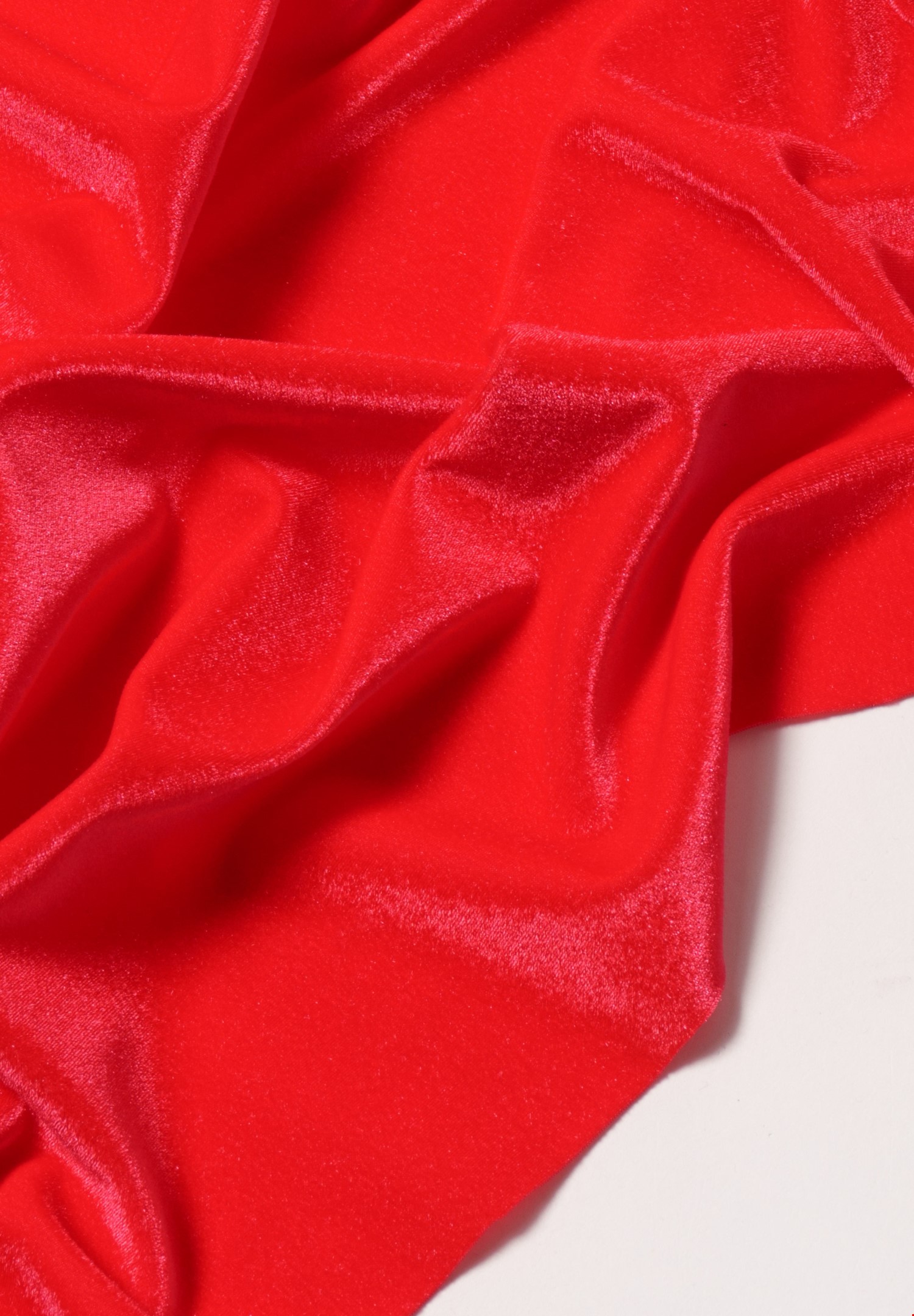Wholesale Venus Luxe Silk Velvet Fabric Cherry 25 yard bolt