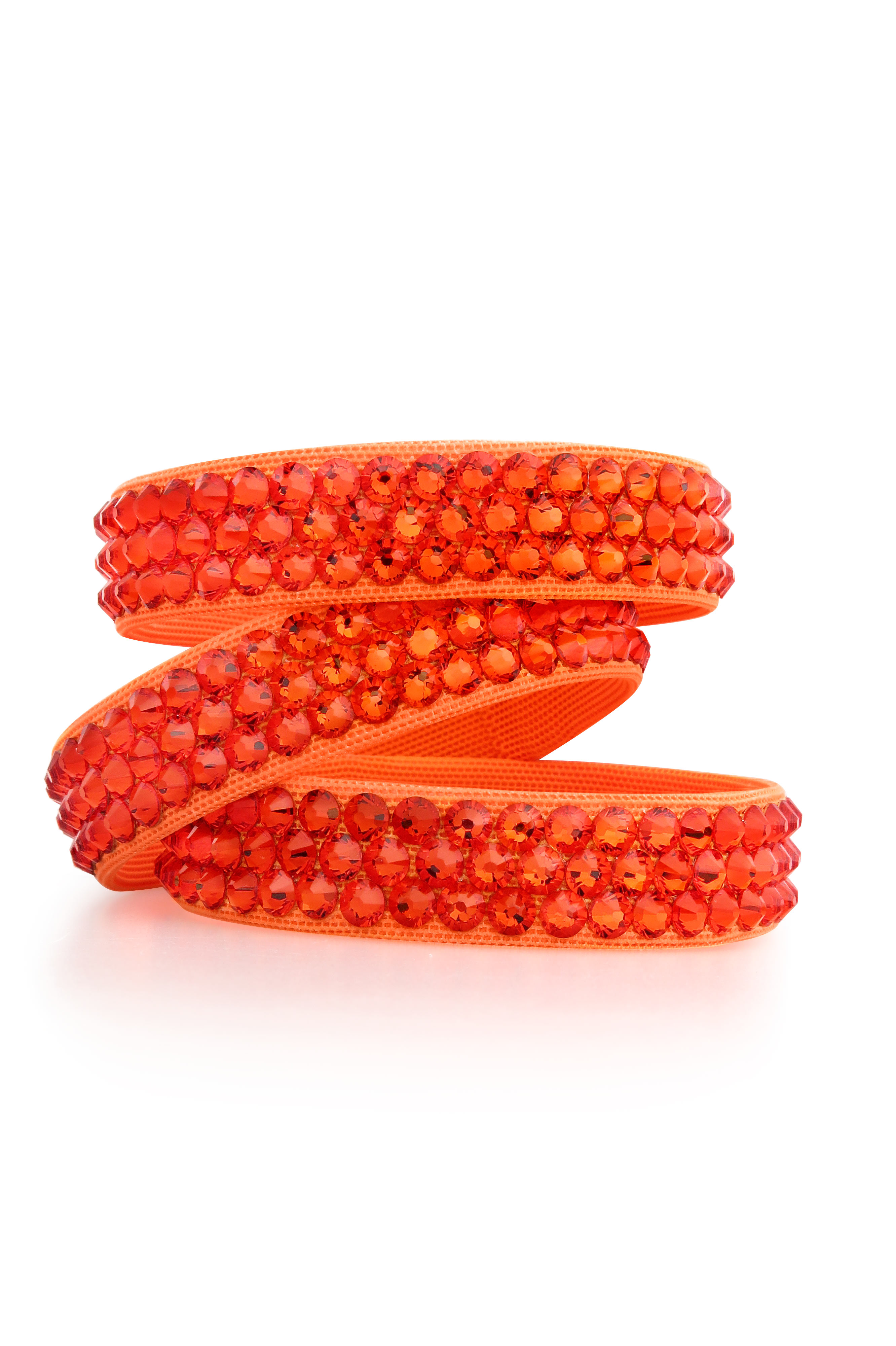 BeSparkled Hyacinth 3 Row Rhinestone Bracelet (Single)-Hyacinth