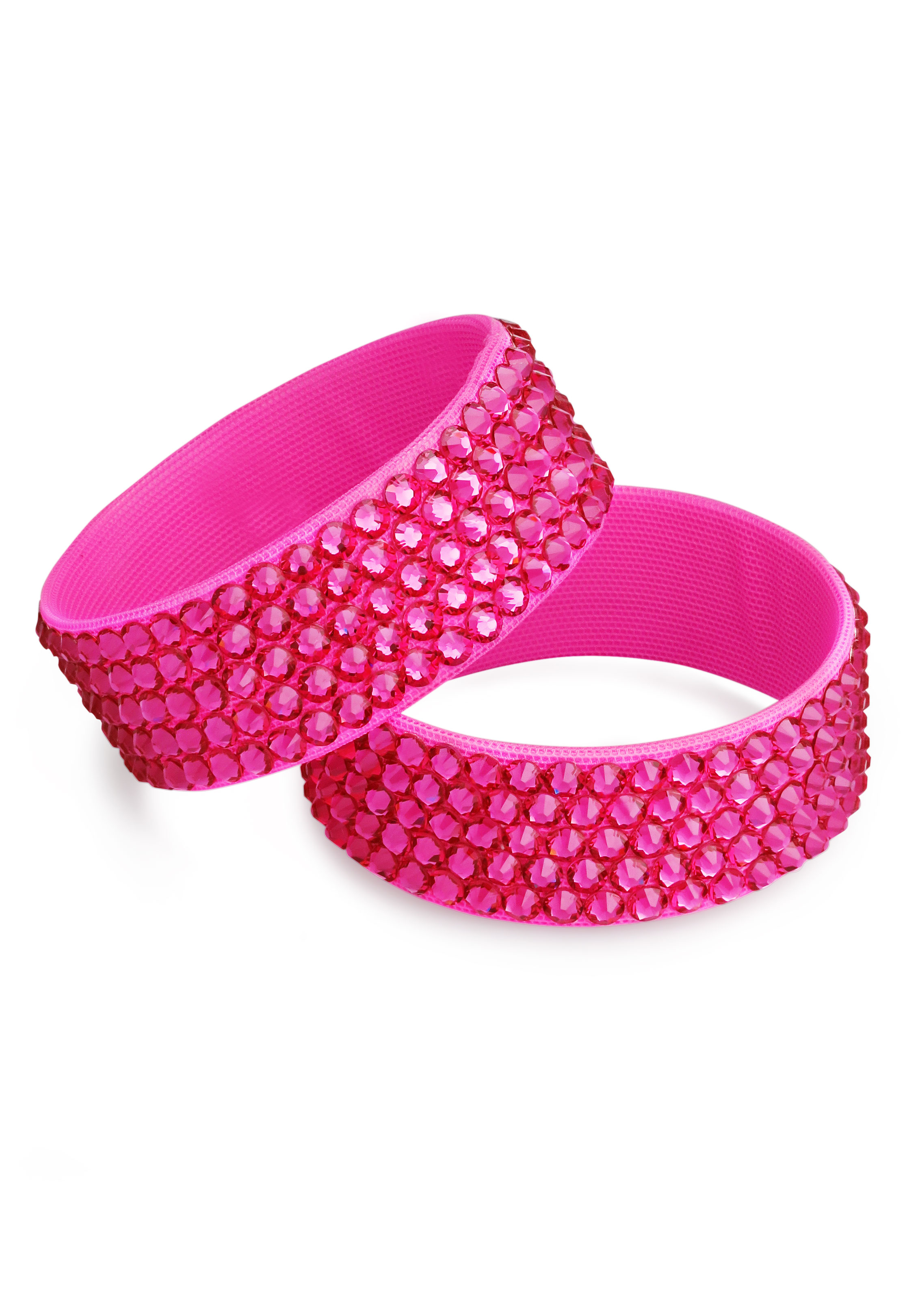 BeSparkled Rose 5 Row Crystallized Bracelet (Single)-Rose