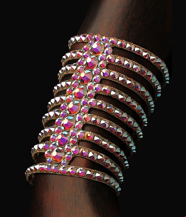 Bettina Rhinestone Bracelet Hj204 Cab Rhinestone Jewelry 