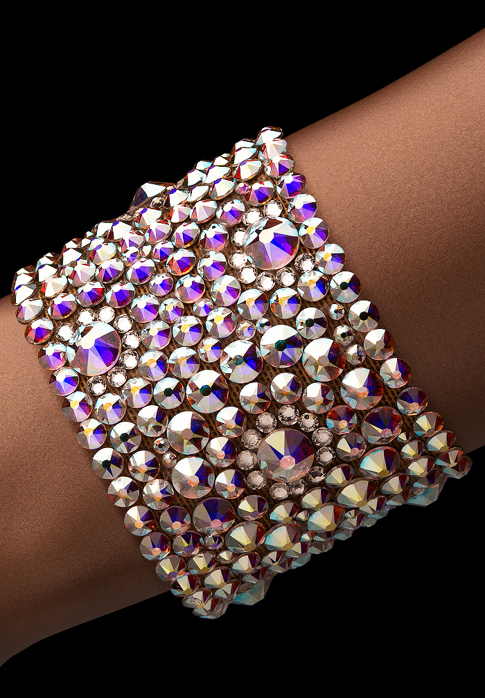 Bettina Rhinestone Bracelet BC-301 -Crystal AB