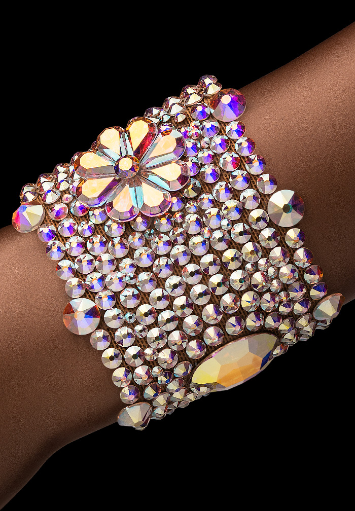 Bettina Rhinestone Bracelet BC-303 -Crystal AB