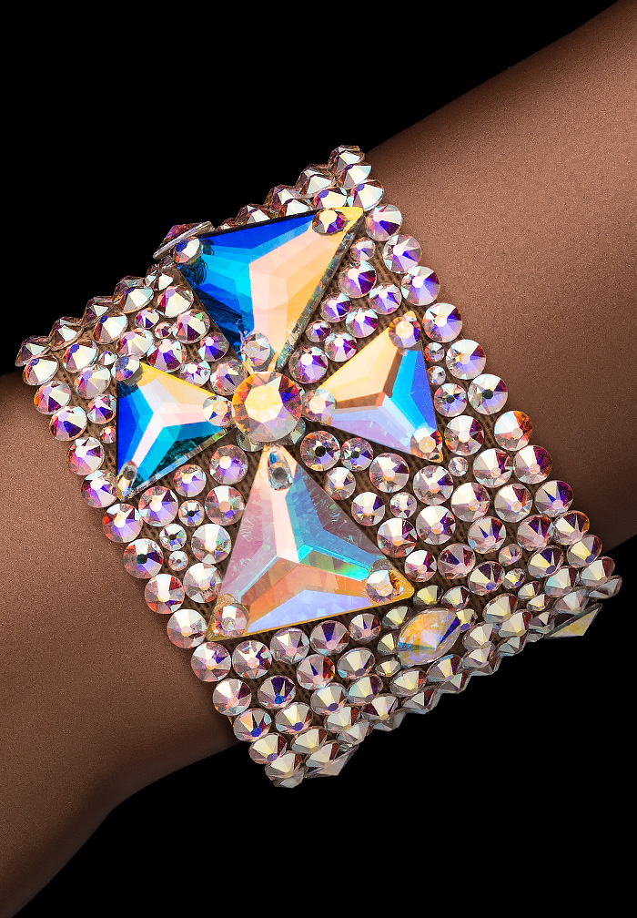 Bettina Rhinestone Bracelet BC-304 -Crystal AB