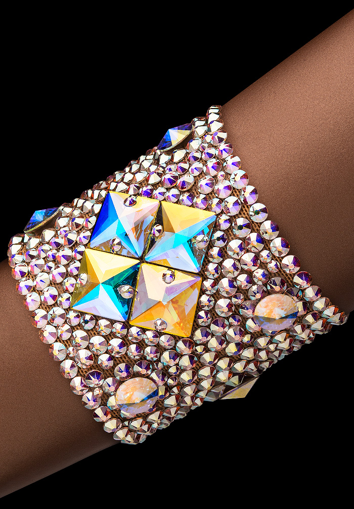 Bettina Rhinestone Bracelet BC-305 -Crystal AB