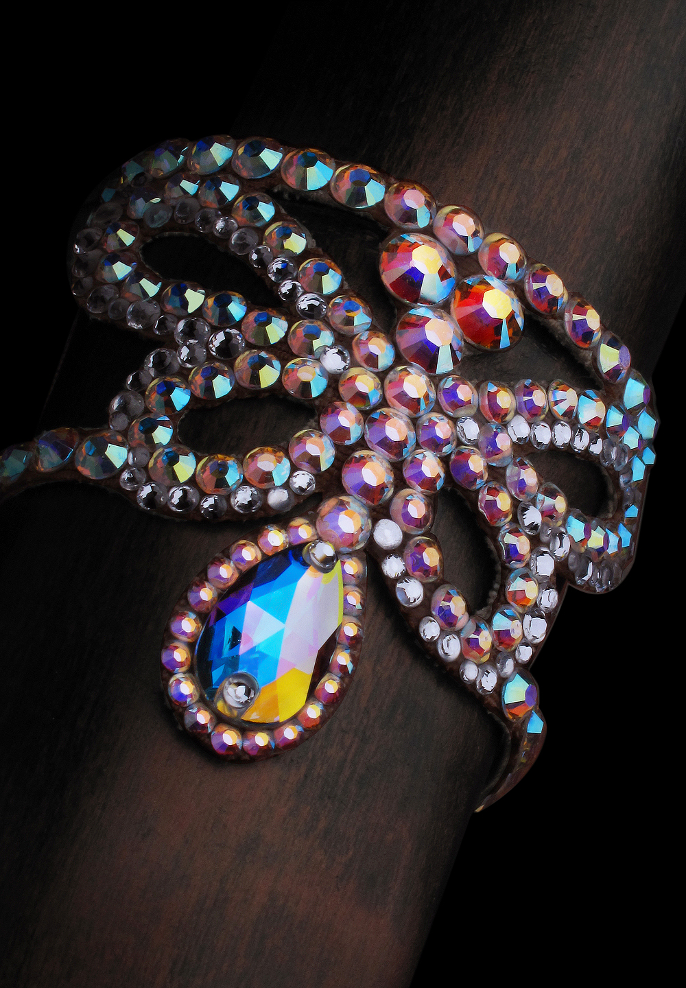 Bettina Rhinestone Bracelet BC-108-Crystal AB