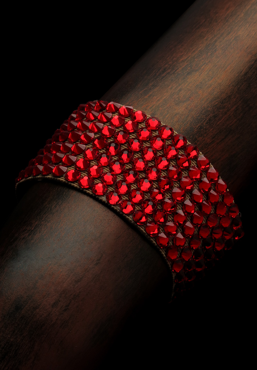 Sarika 7 Row Rhinestone Bracelet BC-655 Siam-Siam