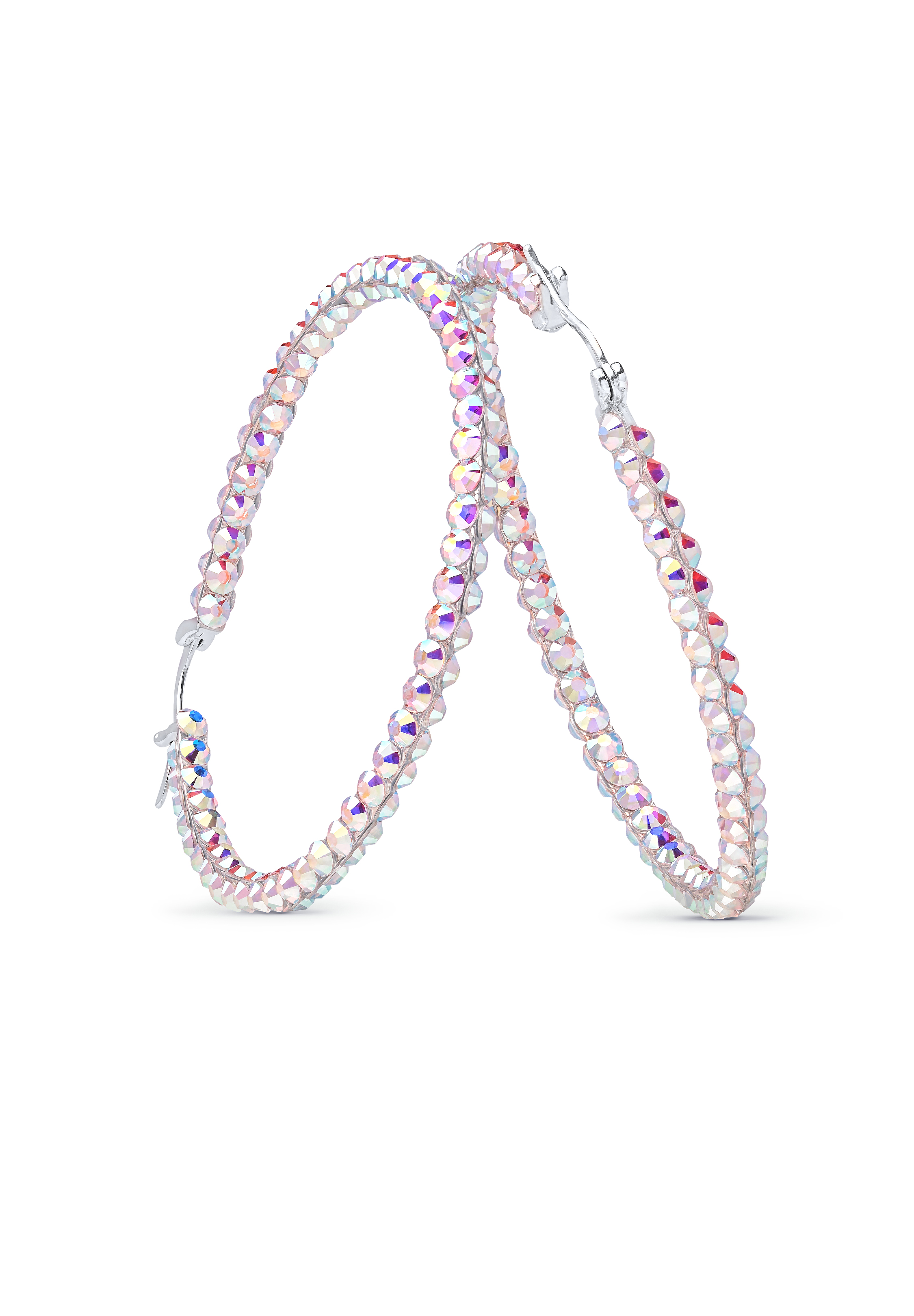 Calista Triple Shine Hoop-Crystal AB