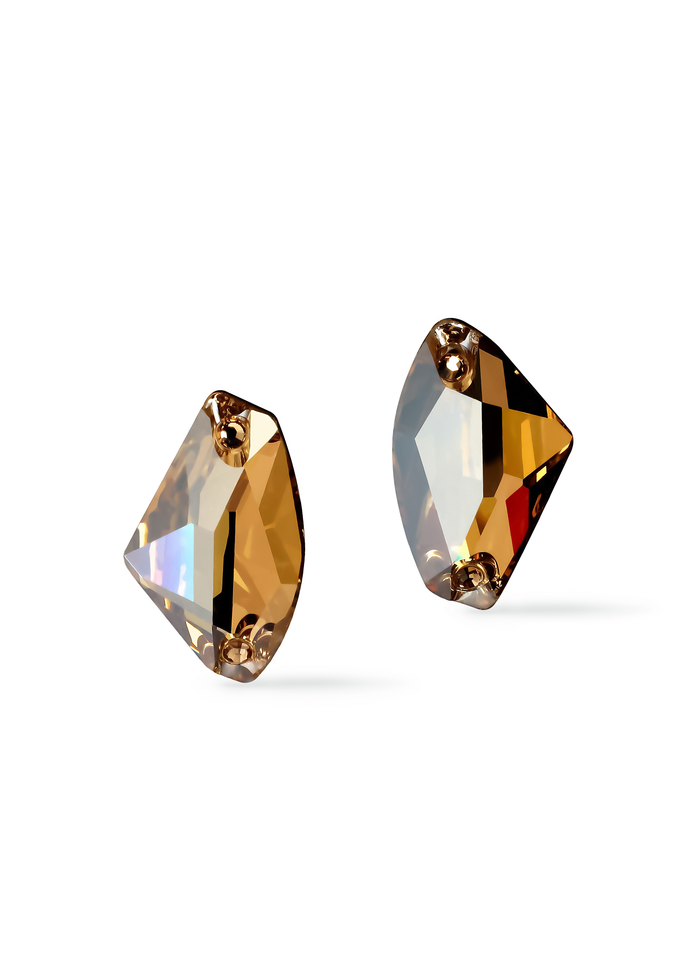 Crystal Galactic Earrings Golden Shadow 2527GS-Golden Shadow