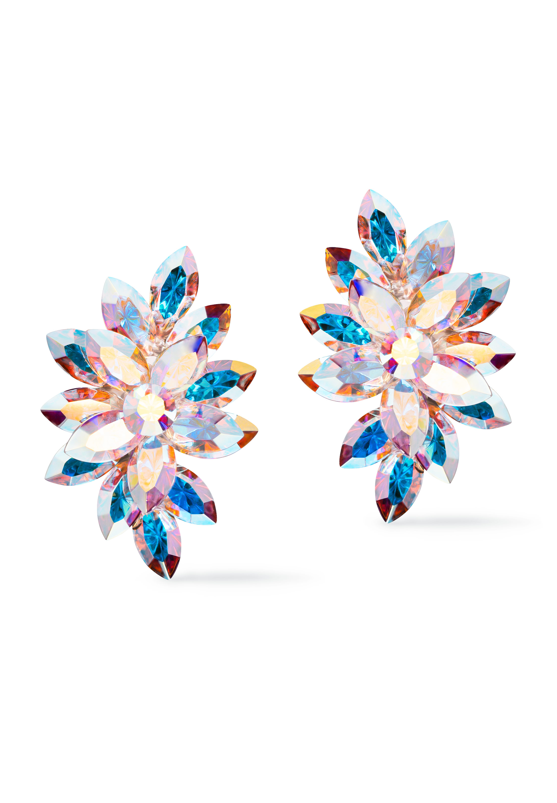 Rhinestone Earring 2030 CAB-Crystal AB