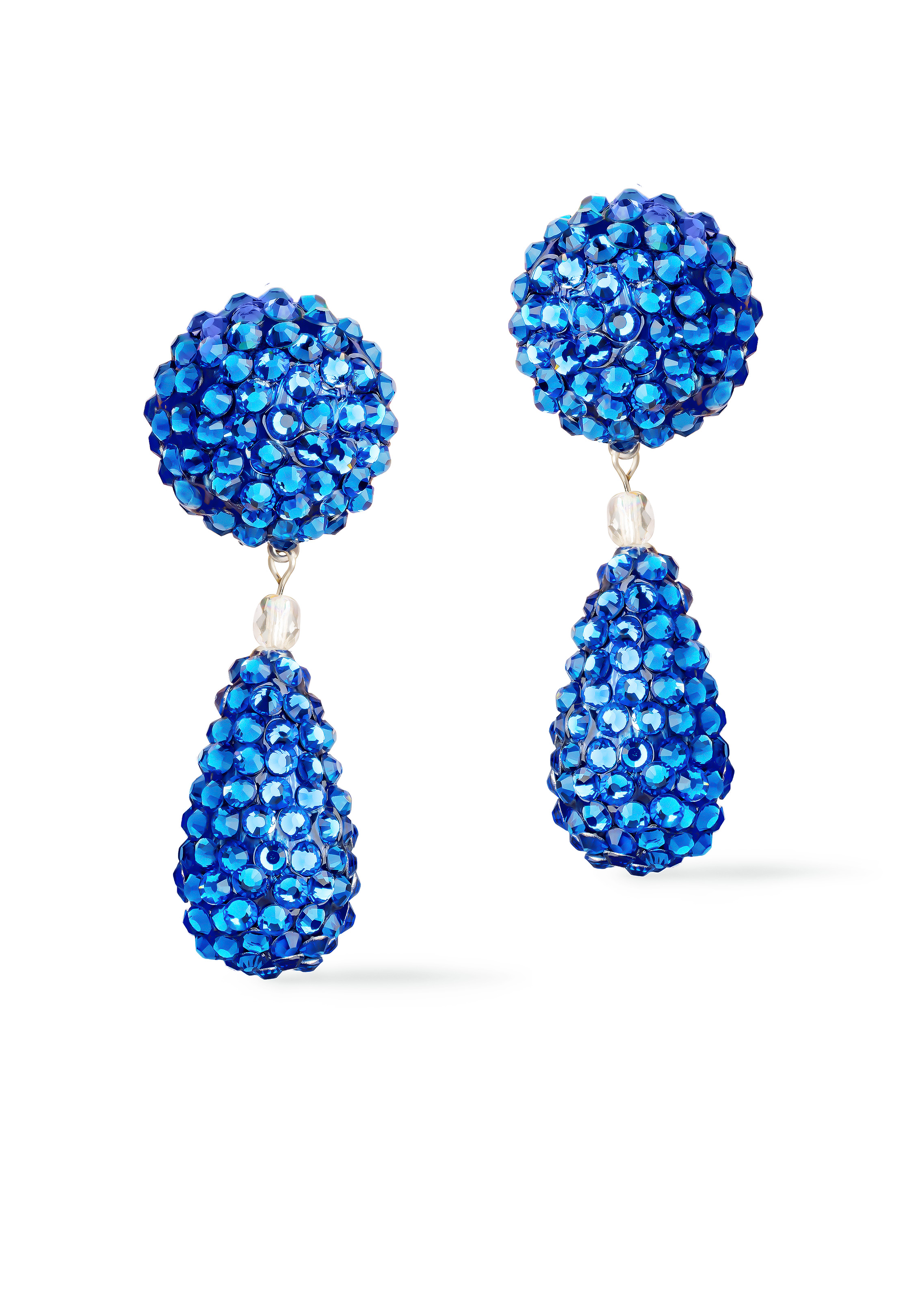 Rhinestone Earring 204079 SP-Sapphire