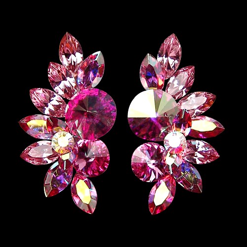 Rhinestone Earring 2040 RS-Rose