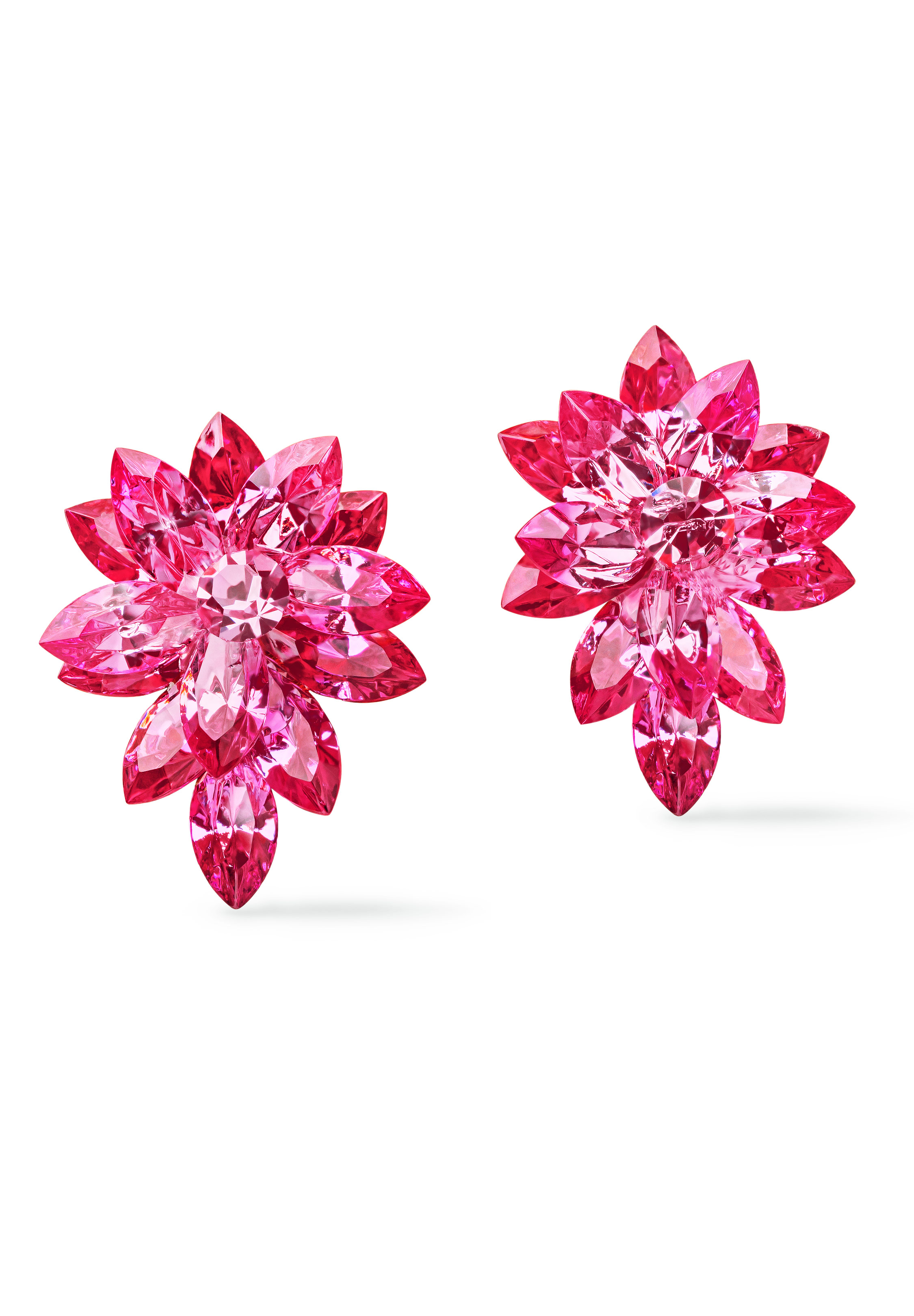 Rhinestone Earring 204136 FC-Rose