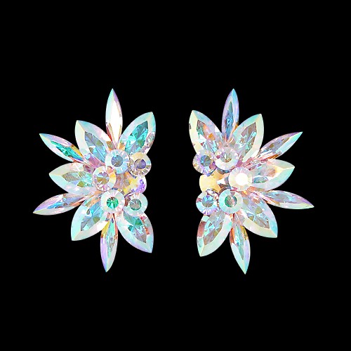 Rhinestone Earring 204167 CAB-Crystal AB