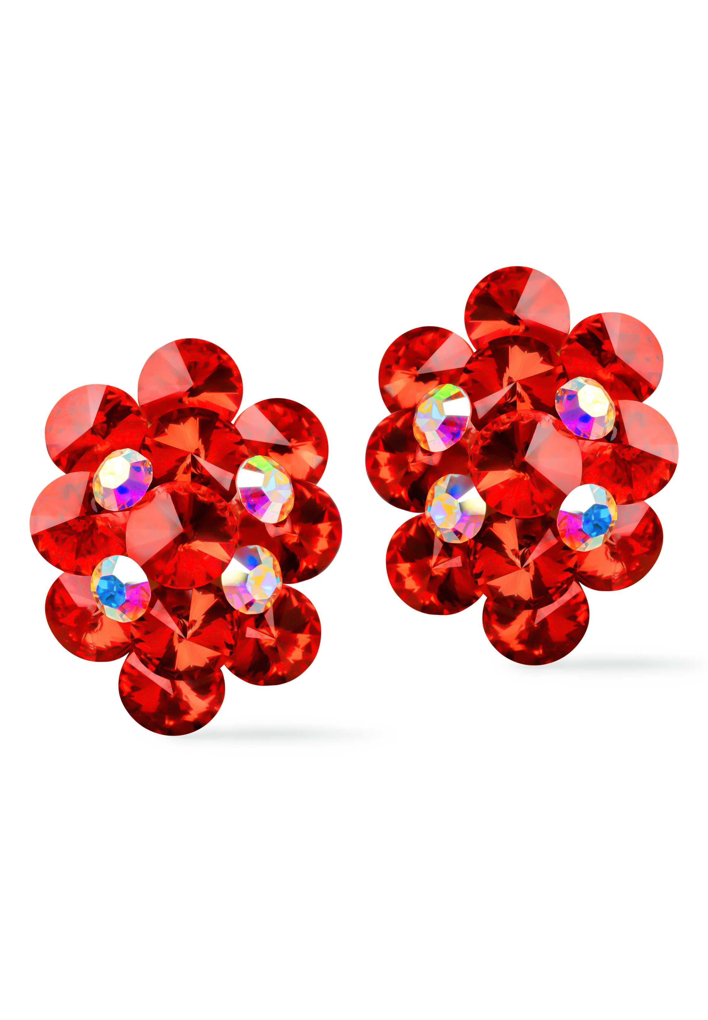 Rhinestone Earring 204181 LSM-Light Siam