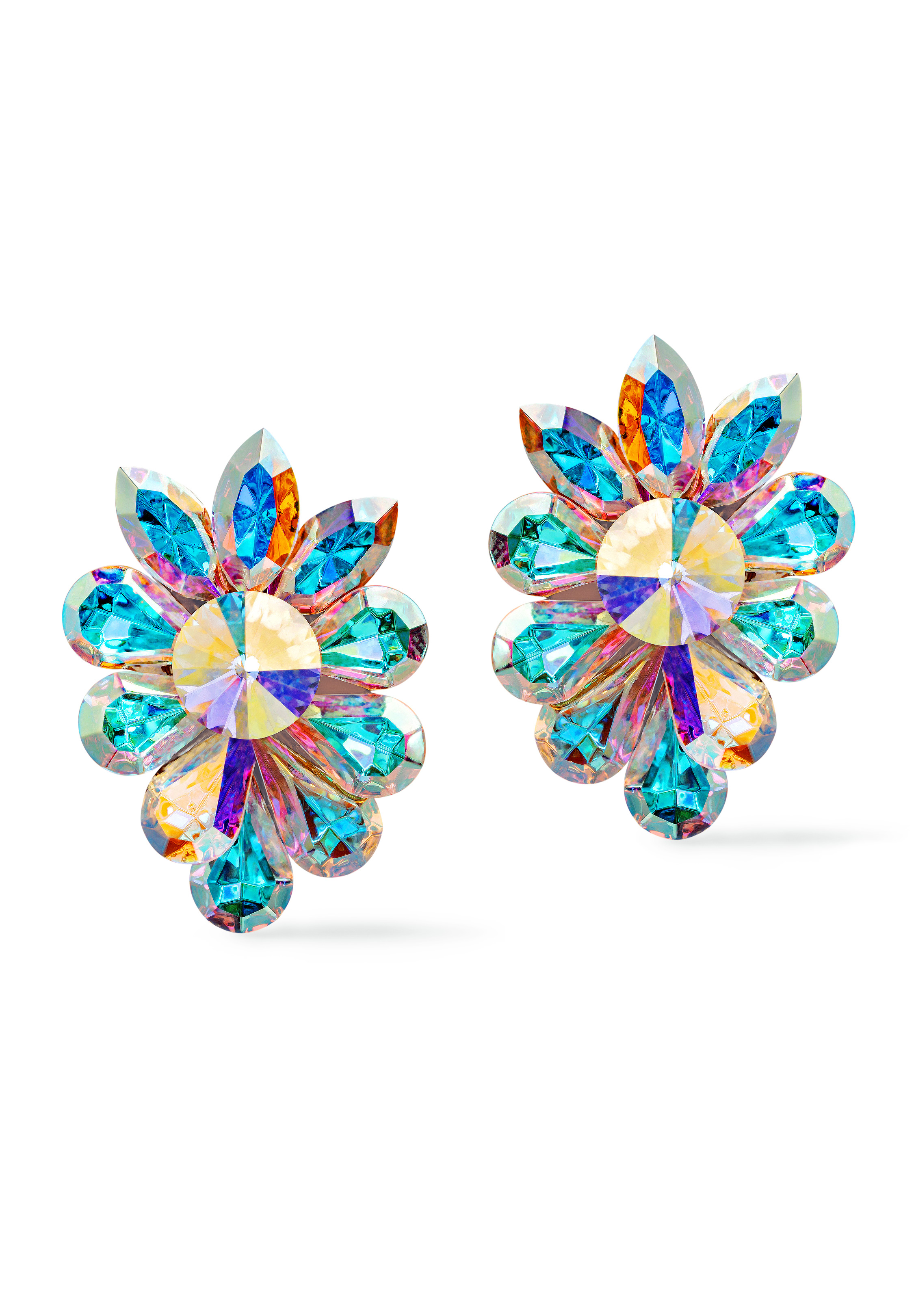 Rhinestone Earring 204190 CAB-Crystal AB
