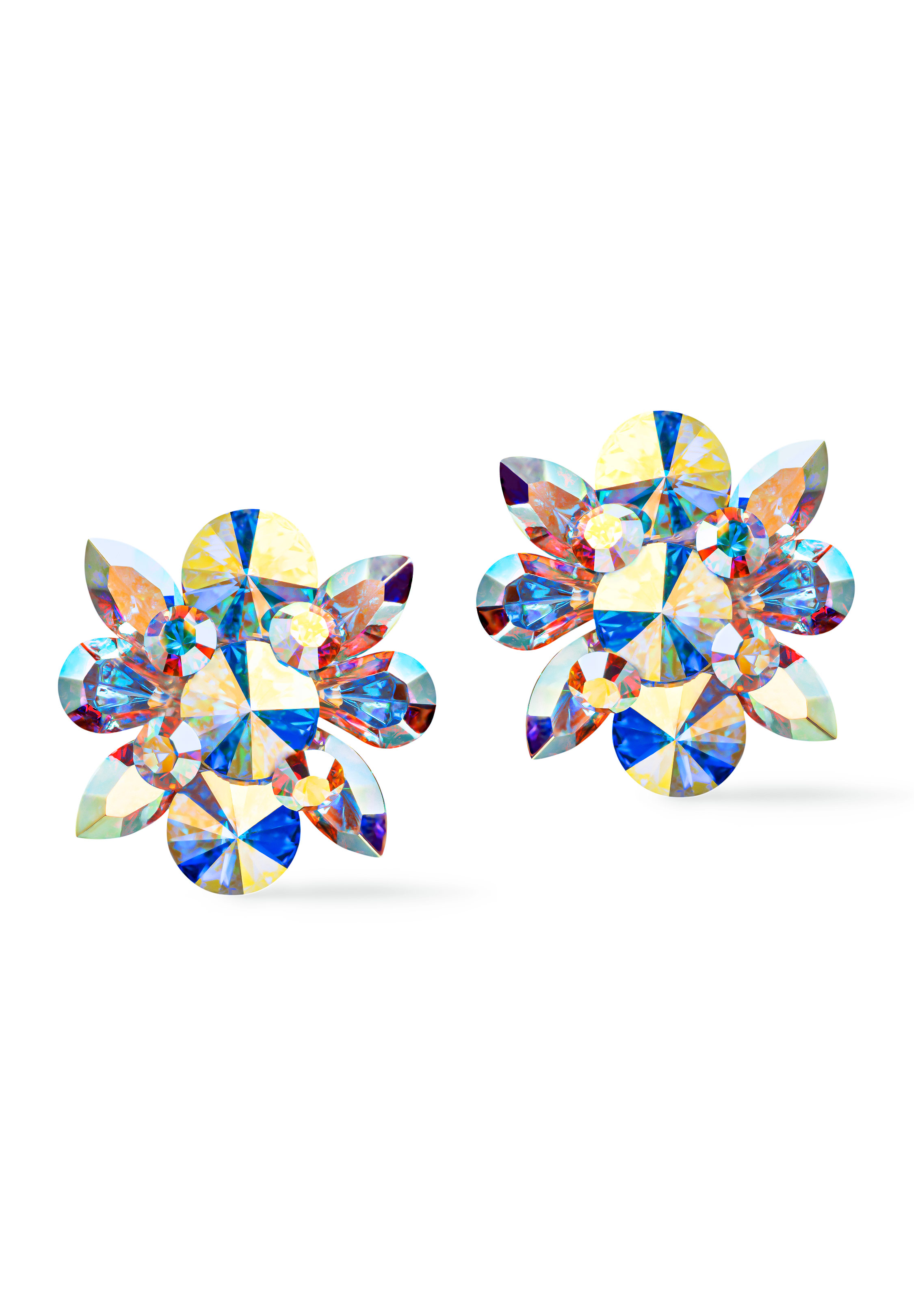 Rhinestone Earring 204193 CAB-Crystal AB