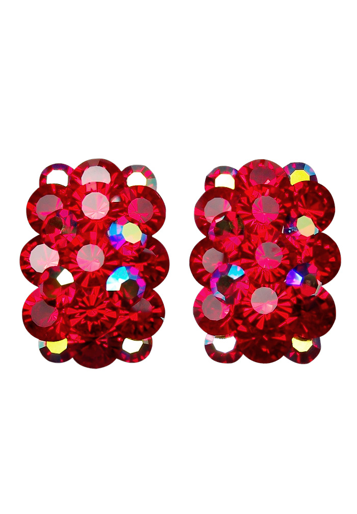 Rhinestone Earring 204257 LSM-Light Siam