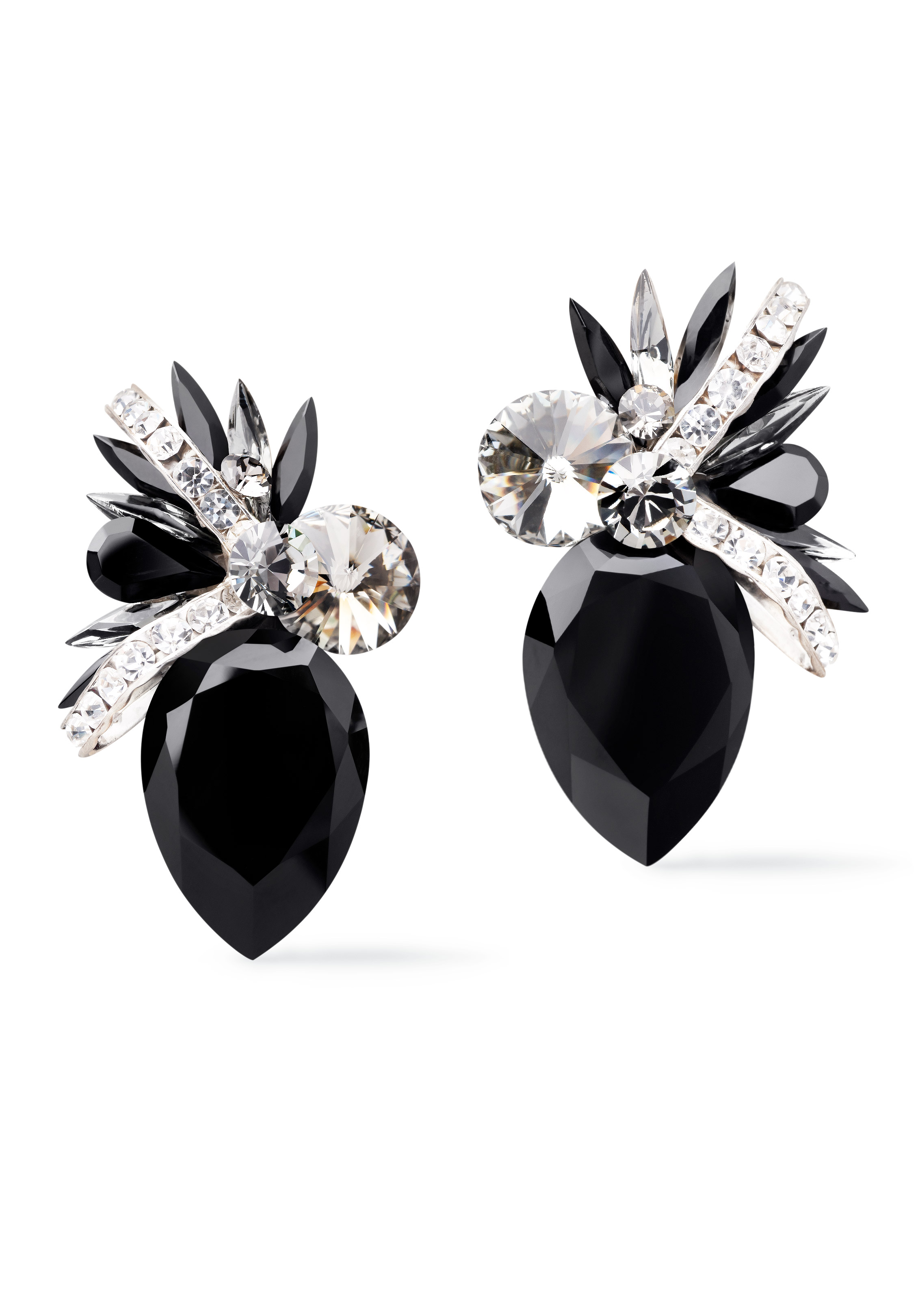 Rhinestone Earring 2045 JT-Jet