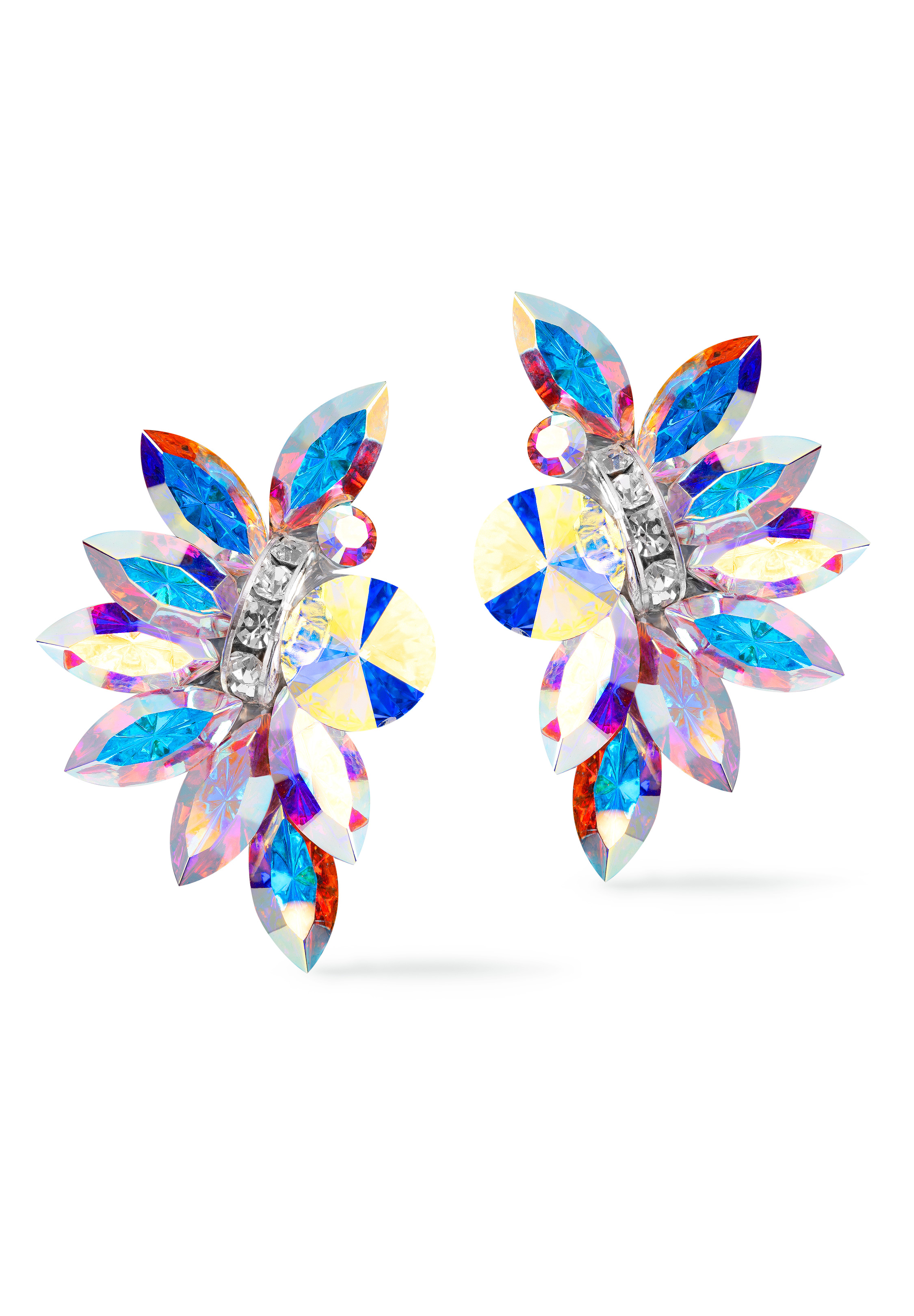 Rhinestone Earring 2049 CAB-Crystal AB