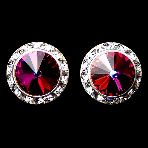 Rhinestone Earring 2057 VC-Volcano