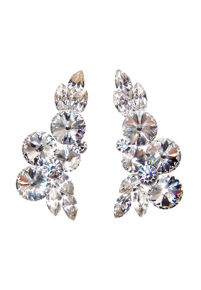 Rhinestone Earring 2064 CST-Crystal