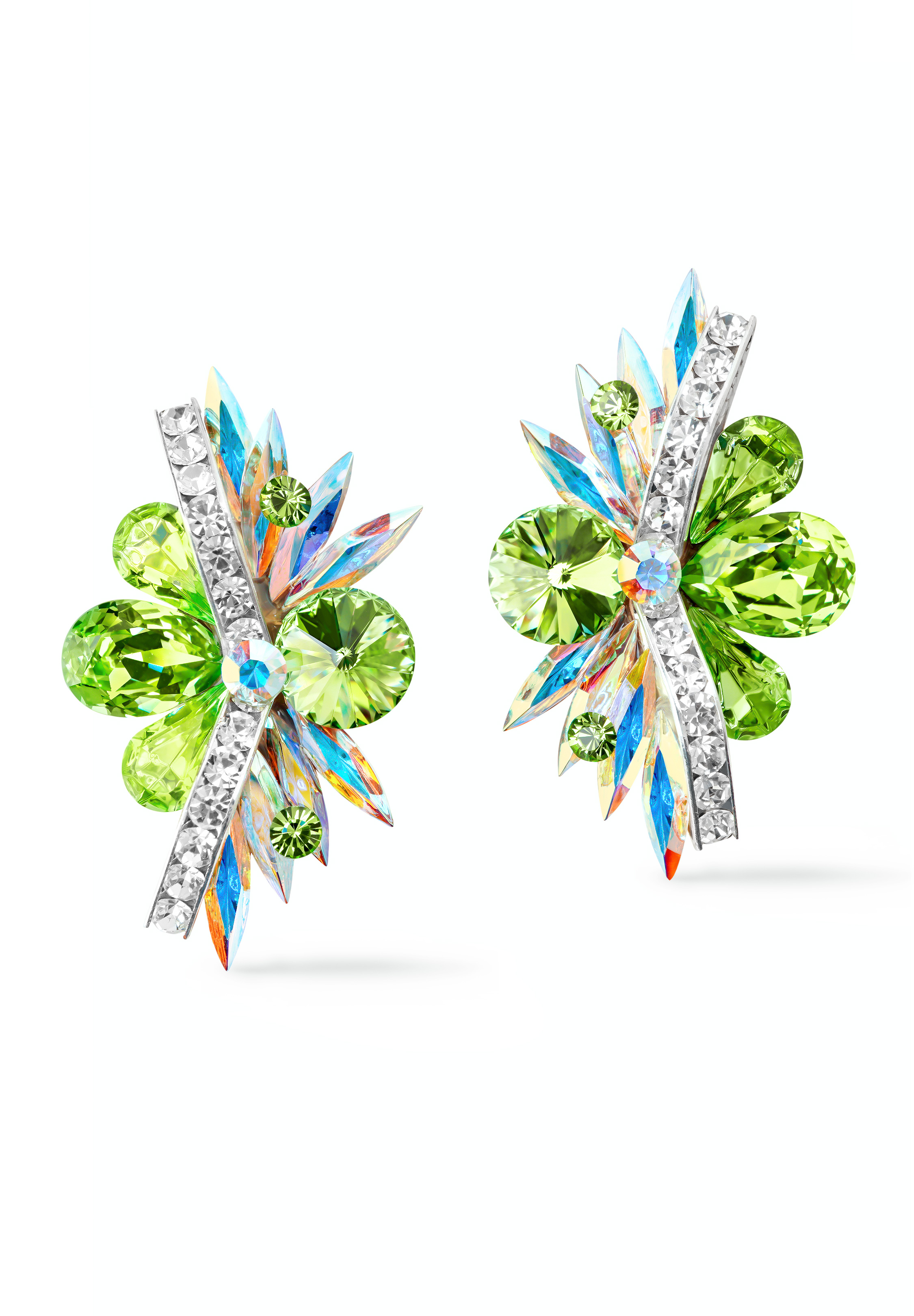 Rhinestone Earring 2067 PR-Peridot