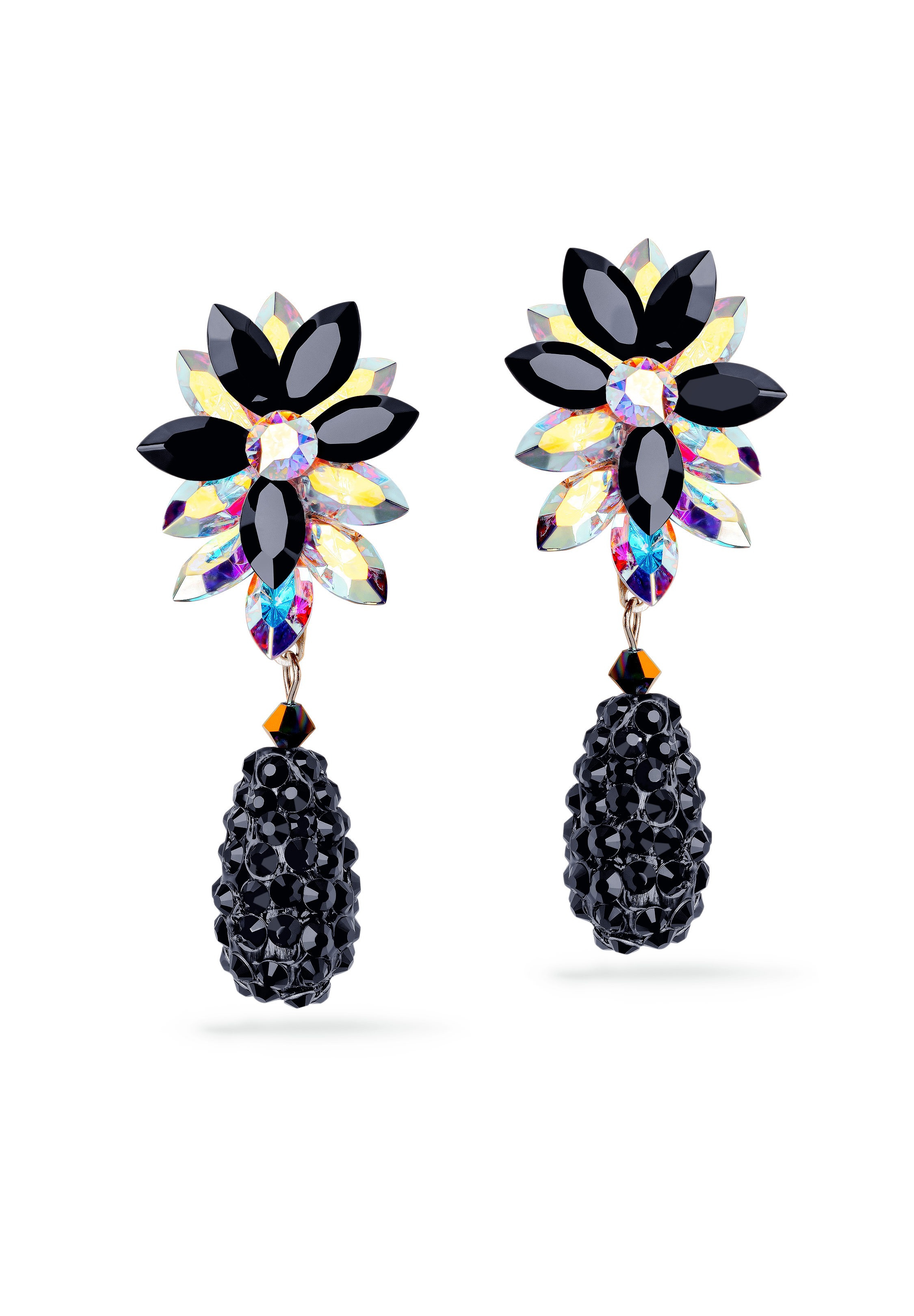 Rhinestone Earring 2089 JT-Jet